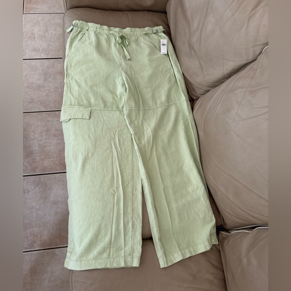 Anthropologie Pilcro Linen Beach Cargo Pants - Picture 6 of 17